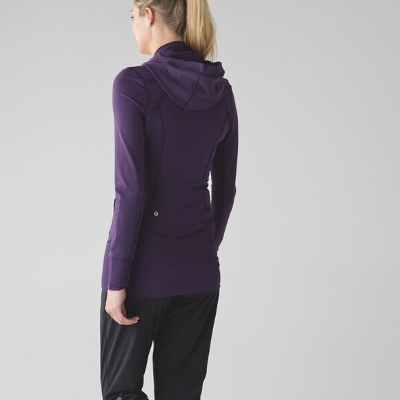 Lululemon Daily Practice Jacket Deep Zinfandel- Size 4 - Picture 3 of 15